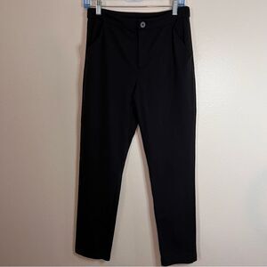 Duluth Trading Co Womens Black Nonstop Knit Chino Pants Size 8 Stretch